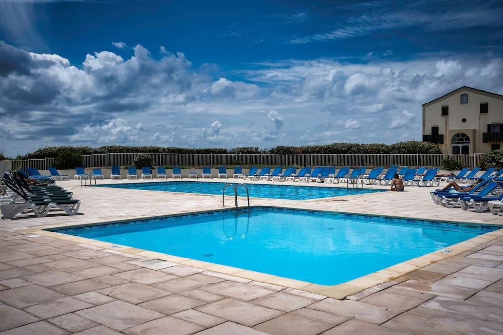 Charmant Appartement En Front De Mer Avec Piscine Lacanau Exterior foto