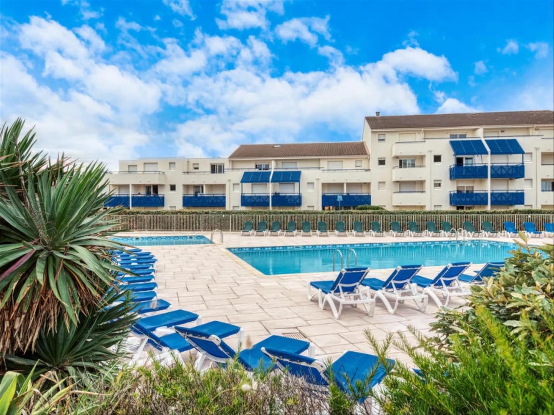 Charmant Appartement En Front De Mer Avec Piscine Lacanau Exterior foto